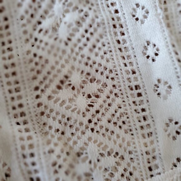 Knit Works Open Boho Cottage Core Open Vest - Picture 6 of 12